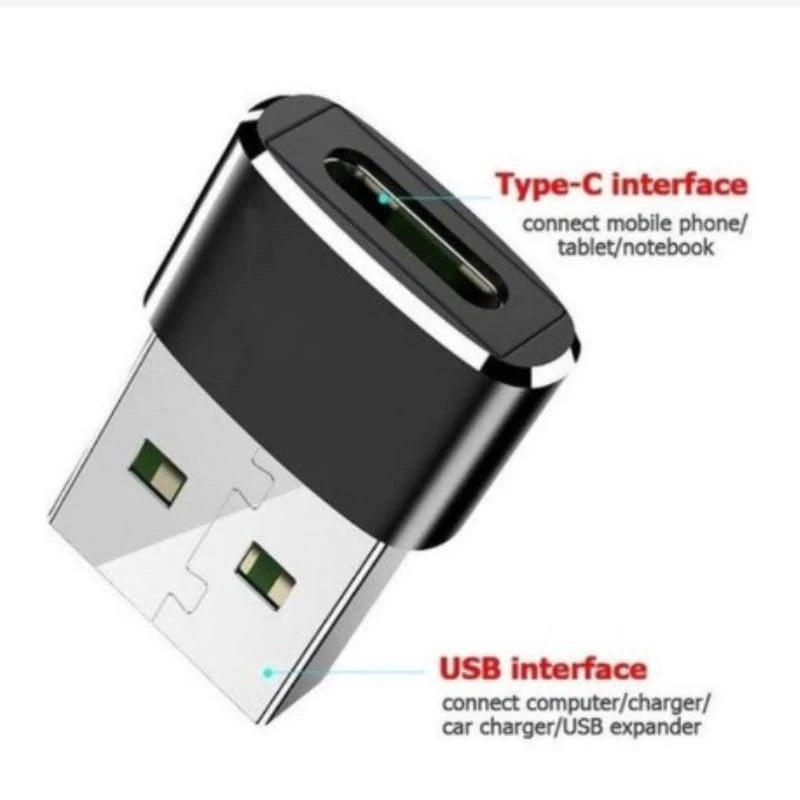 Adaptador plugue USB tipo C para dados 3.0 macho OTG