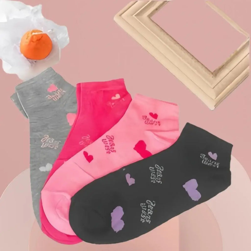 Kit 12 Pares de Meias Soquete curto, cores sortidas