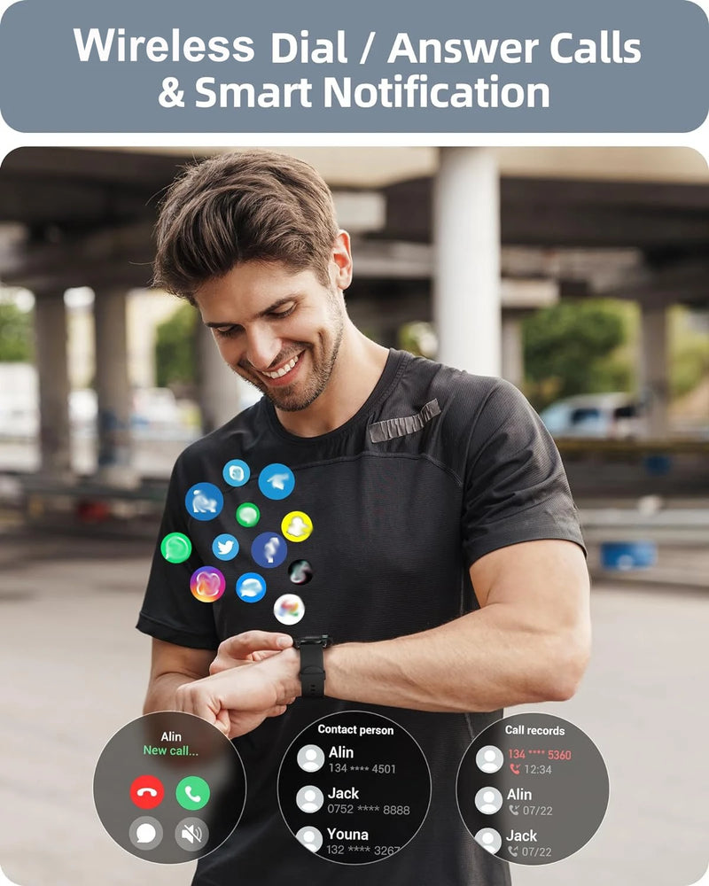 Relógio inteligente Feminino AMOLED HD,rastreador de saúde, chamadas Bluetooth, 300mAh, tela sempre mostra as horas