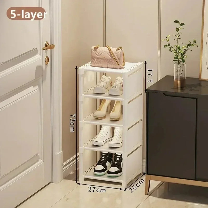 Organizador de Sapatos em várias camadas, para canto, voltada para economia de espaço