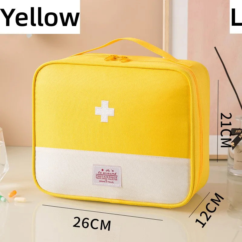 Bolsa médica de primeiros socorros para armazenamento de medicamentos e uso doméstivo