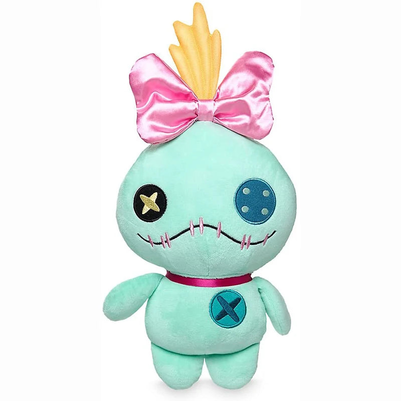 Boneco de pelúcia Stitch, desenhos animados da Disney, Azul e Rosa