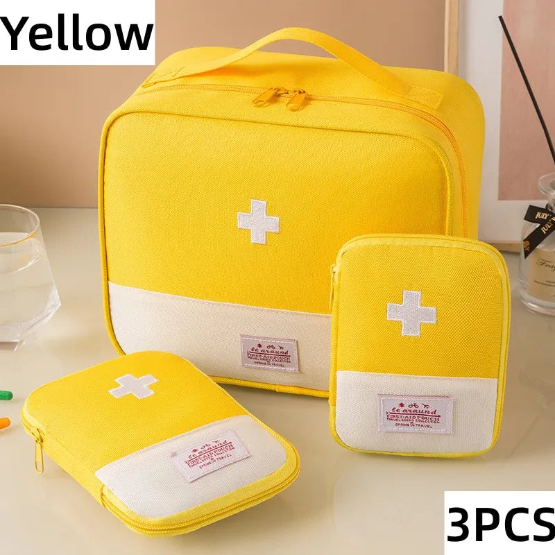 Bolsa médica de primeiros socorros para armazenamento de medicamentos e uso doméstivo