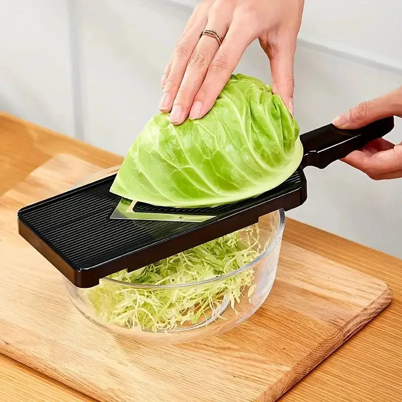 Triturador de repolho multifuncional, fatiador manual de alimentos e vegetais, ralador para saladas, batata, pepino, repolho roxo, utensílio de cozinha