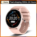 Relógio Inteligente LIGE Maculino | Feminino, esportivo, fitness, com monitor de frequência cardíaca, à prova d'água, para Android e iOS