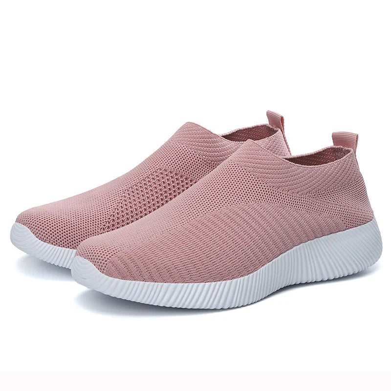 Tênis Feminino Slip On com Tecido Respirável