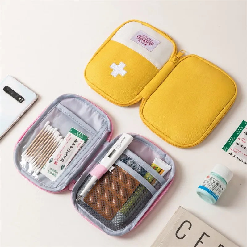 Bolsa médica de primeiros socorros para armazenamento de medicamentos e uso doméstivo