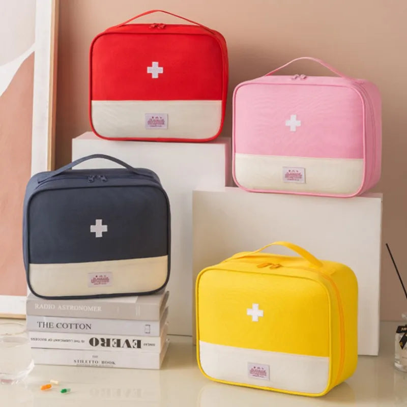 Bolsa médica de primeiros socorros para armazenamento de medicamentos e uso doméstivo