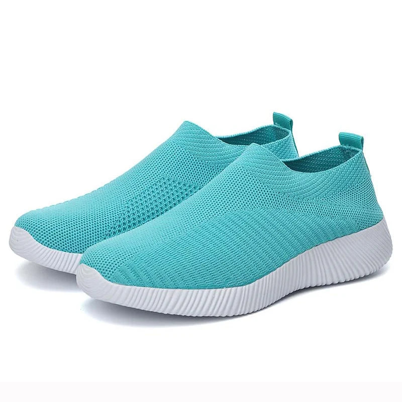 Tênis Feminino Slip On com Tecido Respirável