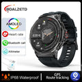 Relógio Inteligente Masculino com chamada Bluetooth 710mAh, Monitor Cardíaco HD de 1.85" à prova D'água para Android e IOS