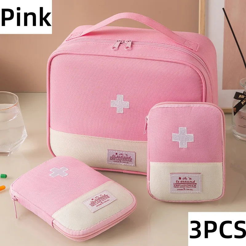 Bolsa médica de primeiros socorros para armazenamento de medicamentos e uso doméstivo