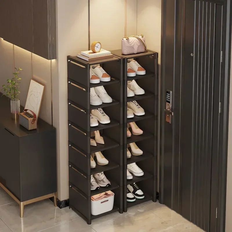 Organizador de Sapatos em várias camadas, para canto, voltada para economia de espaço