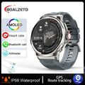 Relógio Inteligente Masculino com chamada Bluetooth 710mAh, Monitor Cardíaco HD de 1.85" à prova D'água para Android e IOS