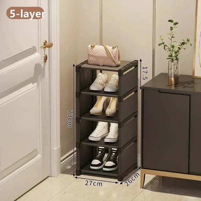 Organizador de Sapatos em várias camadas, para canto, voltada para economia de espaço