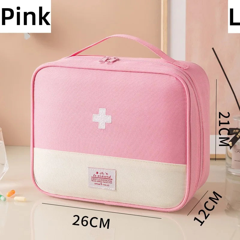 Bolsa médica de primeiros socorros para armazenamento de medicamentos e uso doméstivo