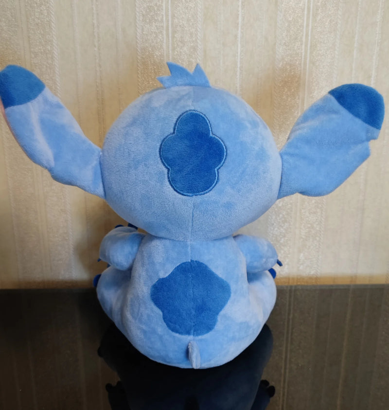 Boneco de pelúcia Stitch, desenhos animados da Disney, Azul e Rosa