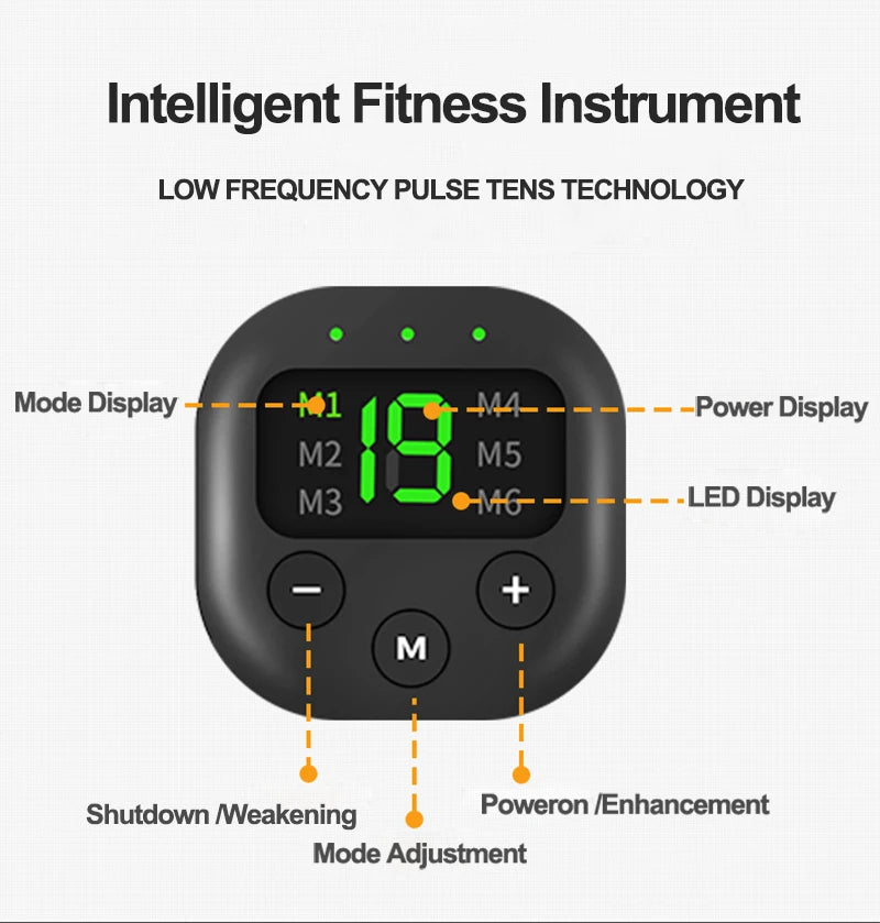 Massageador de cintura com carregamento USB, cinto modelador portátil, treinador elétrico de braços, quadris e pernas, equipamento de massagem fitness para perda de peso