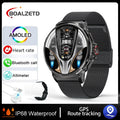Relógio Inteligente Masculino com chamada Bluetooth 710mAh, Monitor Cardíaco HD de 1.85" à prova D'água para Android e IOS