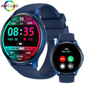 Relógio inteligente Feminino AMOLED HD,rastreador de saúde, chamadas Bluetooth, 300mAh, tela sempre mostra as horas