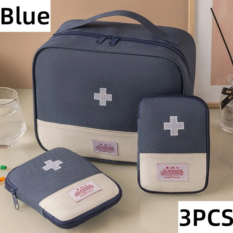 Bolsa médica de primeiros socorros para armazenamento de medicamentos e uso doméstivo